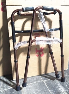 AJ-903A căng thẳng-miễn phí phổ chống-bỏ qua 2-in-1 tàn tật khuyết tật khung nhôm đi bộ - Product Image 4