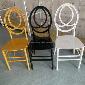 <span class=keywords><strong>Prix</strong></span> d'usine Mobilier d'hôtel de mariage Chaises en or en plastique de vente en gros Chaises d'hôtel de mariage en or - Product Image 5