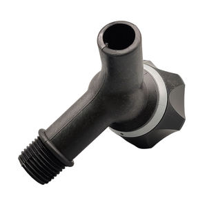 Robinet de lavabo WC en plastique ABS noir à diaphragme, DN15, 1/2 pouce, prix spécial bas - Product Image 3