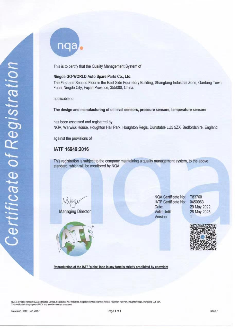 For DPF differential pressure sensor for OPEL 12677718