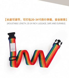 Wholesale Custom logo Durable pp Adjustable Luggage Belt Straps for <b>Suitcases</b> with <b>Lock</b> - Product Image 3