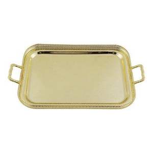 Plateau de vanité en laiton de couleur or de taille de forme personnalisée de conception de luxe du meilleur exportateur en Inde - Product Image 2