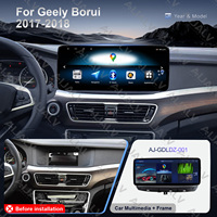 Aijia, meilleur fabricant de panneaux de tableau de bord LHD RHD pour GEELY 2017-2018 Borui 12.3 pouces, faisceau de câbles, pièces de voiture, autoradio, lecteur stéréo
