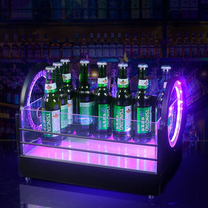 Design moderne 5L 12L LED refroidisseur de vin en fer lumineux portable seau à glace en métal pour les fêtes de bar baignoires panier de bouteille cadeau - Product Image 6