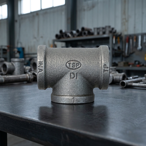 Raccord de tuyauterie TSP Tee Banded Iron Cross FCD 450 / ASTM A536 (Grade 65-45-12) résistant à la corrosion, haute pression - Product Image 3