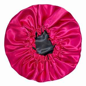 Nuevo Gorro de Satén Sedoso de Doble Capa para Cabello Rizado Natural - Uso Diario en la Playa, al Aire Libre, para Pesca, Fiestas, 100% Poliéster - Product Image 1