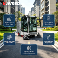 Balayeuse électrique autoportée de 2 mètres de large, productivité de 18 000 m²/h, machine de nettoyage de sols industriels pour grands entrepôts