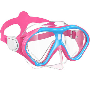 Máscara de <span class=keywords><strong>Buceo</strong></span> de Silicona para Niños con Certificación CE, Precio de Fábrica, Máscaras de Snorkel Luminosas para Niñas y Niños - Product Image 4
