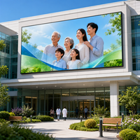 Écran LED extérieur P10 IP65 couleur intégrale, raccordement sans soudure, 6000 cd, HDR10, écran numérique pour la santé publique, publicité hospitalière
