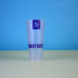 Gobelets transparents personnalisables avec logo, gobelets en plastique givré, gobelets en plastique injecté, prix d'usine - Product Image 4