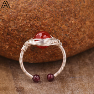 Женское кольцо с натуральным камнем - Product Image 3