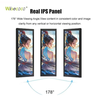 Moniteur portable IPS TFT LCD 7,84 pouces 400x1280, moniteur LCD grand écran, moniteur LCD de type barre étirée pour ordinateur PC portable