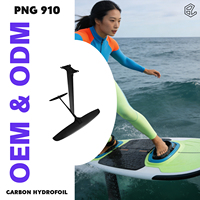 Papan Selancar Foil Karbon Fiber Unisex AXIS PNG 910 1218sqcm Downwind Foil dengan Tiang Aluminium untuk Bermain Air dan Kitesurfing