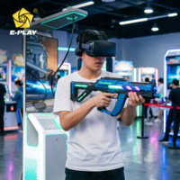 Eplay Modèle 2026 Plateforme de sport en intérieur Simulateur de tir VR Monopluje Machine de tir 3D/5D/7D/9D avec casque VR pour centre commercial