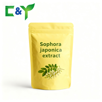 Poudre d'extrait de fleur de Sophora japonica (Quercétine) de qualité naturelle, vente en gros d'usine