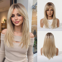 Perruque synthétique résistante à la chaleur, ondulée naturelle, avec dentelle HD, sans colle, perruques synthétiques à dentelle frontale