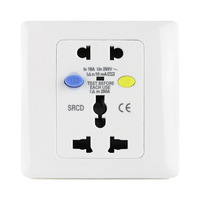 Gran oferta, entrega de fábrica, 86*86mm, 5 pines, Universal 16a enchufe eléctrico, enchufe de pared del Reino Unido