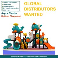 Supports stabilisés pour équipements de jeux extérieurs SageDelightRides ODM en LLDPE et acier galvanisé pour campus et places publiques OEM