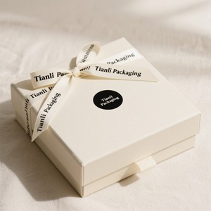 <span class=keywords><strong>Cajas</strong></span> de regalo personalizadas más vendidas, caja de embalaje de cartón rígido de lujo con cinta, juego de caja de regalo con tapa extraíble <span class=keywords><strong>para</strong></span> regalo de joyería - Product Image 5