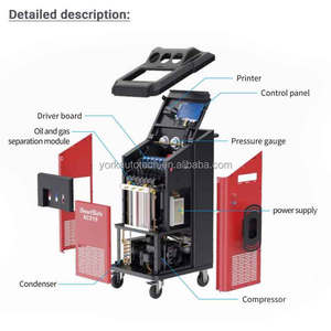 Estación de Servicio de Aire Acondicionado Smartsafe AC519 para R134A y R1234YF, Precio de Fábrica, Igual que VALUE 500PLUS AC519 - Product Image 3
