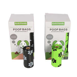 2024 Offre Spéciale Extra Épais Biodégradable Pet Chien Étanche Déchets Merde Sac Écologique Doggie Merde Sac - Product Image 1