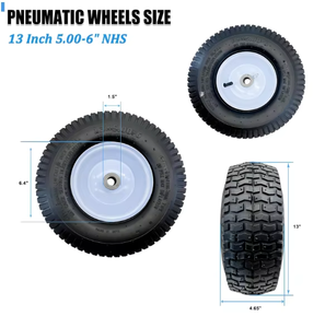 Les pneus pneumatiques <span class=keywords><strong>13</strong></span> pouces 13x5.00-<span class=keywords><strong>6</strong></span> roule le roulement à billes en acier de jante pour l'équipement de manutention - Product Image 2