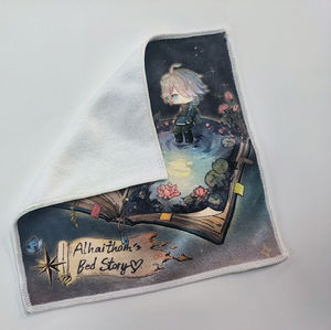 Serviette de dessin animé, cadeaux promotionnels, <span class=keywords><strong>petit</strong></span> mouchoir, couleur unie, impression recto, personnalisé, anime, jeu, idole sexy - Product Image 2