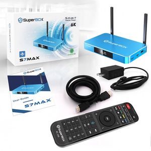 Super Box S7 Max Smart Digital Hub, 4 GB de RAM, 64 GB de Almacenamiento, con Capacidad de Reproducción de 7 Días, Envío Rápido en EE. UU. - Product Image 1