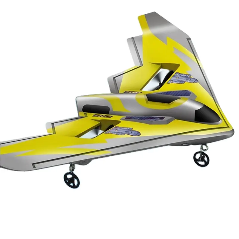 2.4g t8 अल्ट्रालाइट विमान डेल्टा विंग हैंड थ्रो फोम ग्लाइडर मॉडल विमान 30 मिनट की उड़ान ड्रॉप-प्रतिरोधी चमकदार आरएसी हवाई जहाज