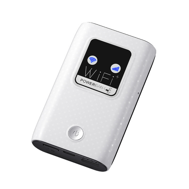 Large Battery 6000mAh Unlocked Internet Modems LTE Wireless Wifi Power Bank  Wifi Hotspot Device 4G Pocket Wifi Router