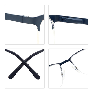 Business Classic Men's Eyeglasses <strong>Frame</strong> Factory Wholesale Price Titanium Metal <strong>Optical</strong> Eyeglasses <strong>Frame</strong> - Product Image 5