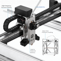 Imprimante 3D industrielle AX-D1000PRO, module coulissant 1000x1000x1000mm, plateforme anti-chute haute température, entraînement haute précision 2 microns