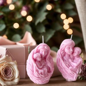 Sıcak satış anneler günü heykel kokulu mum ev süsler fotoğraf sahne festivali hediyeler - Product Image 2