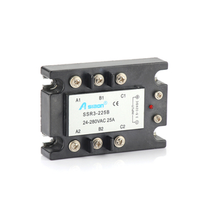 Relais de démarrage triphasé 3-32VDC vers 24-480V, SSR 40A-120A 150A 200A, régulateur de tension, relais à semi-conducteurs 480V DC vers AC - Product Image 4