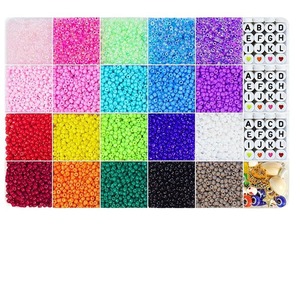 Kit de Joyería DIY Crystal Tec, 7000 Piezas, 20 Colores, Cuentas de Vidrio, Set de Manualidades para Niños y Adultos - Product Image 3