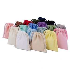 Eco Friendly Custom <b>Canvas</b> <b>Drawstring</b> <b>Bag</b> Reusable <b>Canvas</b> String <b>Bag</b> Durable Custom String <b>Bag</b> for Shopping Gift Giving - Product Image 1