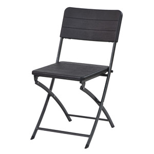 Silla Plegable de Plástico para Jardín, Exterior, Ajustable, Estilo Madera, para Bodas, Picnic, Venta al por Mayor, Económica - Product Image 3