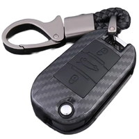 Coque de protection ABS pour clé télécommande pliable sans clé Peugeot 3008 208 308 RCZ 508 408 2008 407 307 4008