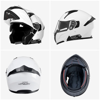 Casque modulaire ABS à visière ouverte en vente chaude, état neuf, pour accessoires de motocross et de cyclisme Bluetooth, casque rabattable, fabrication de casques