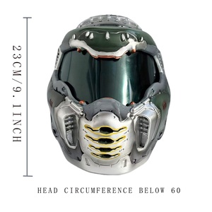 Máscara <span class=keywords><strong>de</strong></span> Cosplay <span class=keywords><strong>de</strong></span> Halloween Raider <span class=keywords><strong>de</strong></span> Doom <span class=keywords><strong>Eternal</strong></span>, Material <span class=keywords><strong>de</strong></span> Resina, Grabado, Mercancía <span class=keywords><strong>de</strong></span> Videojuegos y Películas - Product Image 6