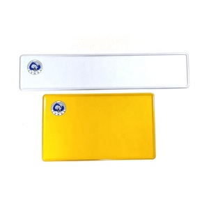 Plaque <span class=keywords><strong>d</strong></span>'<span class=keywords><strong>immatriculation</strong></span> de voiture en aluminium embossé de style européen - Product Image 6
