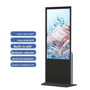55inch <span class=keywords><strong>LCD</strong></span> IP65 đánh giá trong nhà thang máy tầng thường vụ kiosk SDK hỗ trợ văn bản hồng ngoại màn hình cảm ứng All-in-One Máy quảng cáo - Product Image 1