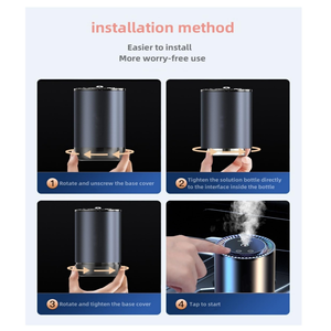Difusor de Aromas Portátil Recargable, Eléctrico, Metálico, para Automóvil, con Alimentación USB, sin Agua, Ecológico, con Temporizador - Product Image 2