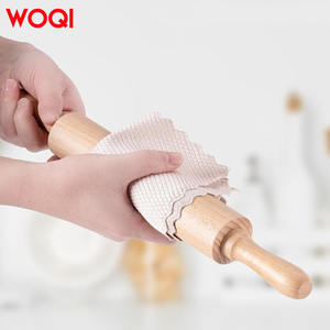 دبوس لف منزلي خشبي عالي الجودة مخصص من WOQI ، دبوس لف خشبي لأدوات الخبز والمعجنات - Product Image 3