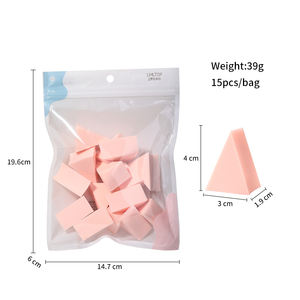 Triangle cosmétique bouffée sans Latex <span class=keywords><strong>maquillage</strong></span> éponge jetable 15 pièces coin <span class=keywords><strong>maquillage</strong></span> éponge ensemble A80022 Nail Art <span class=keywords><strong>magique</strong></span> dégradé éponge - Product Image 2