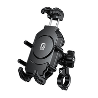 Support de téléphone universel pour vélo Kewig ODM, amortisseur de chocs, étanche et rotatif à 360° °   Support de téléphone portable en alliage d'aluminium rotatif pour la conduite