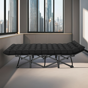 Di alta qualità portatile esterno letto pieghevole <span class=keywords><strong>campeggio</strong></span> lettini in acciaio inox tubo morbido <span class=keywords><strong>materasso</strong></span> pieghevole letto <span class=keywords><strong>per</strong></span> casa spiaggia - Product Image 2