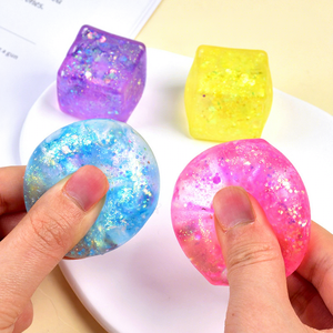 Maltose <b>Cube</b> Stress Squeeze Toy D Ecompression Small Ice <b>Cubes</b> Anti Stress Slow Rebound Polar <b>Light</b> Colorful Squeeze TPR Block - Product Image 5