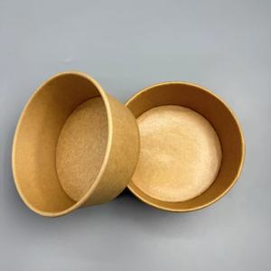 Bols en papier jetables pour soupe, salade, riz et emballages alimentaires à emporter - Product Image 4