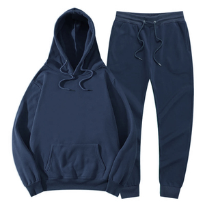 Heavy Duty hommes 100% coton polaire sweats à capuche pantalons de survêtement Logo personnalisé pull sweat brodé techniques hiver utilisation XS - Product Image 2